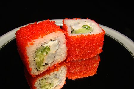 Калифорния с креветкой 