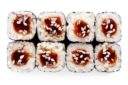 Маки с угрем