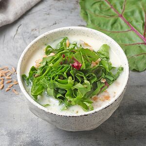 Հաճարով և ճավով թանապուր