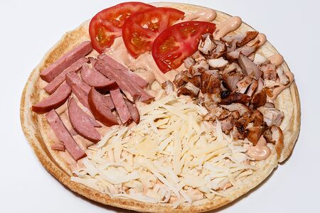 Закрытая пицца Барбекю 