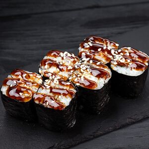 Маки с угрем