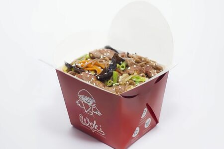 Соба с говядиной и стручковой фасолью