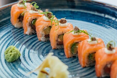 Лосось с трюфелем