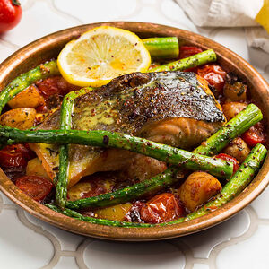 Лосось из печи