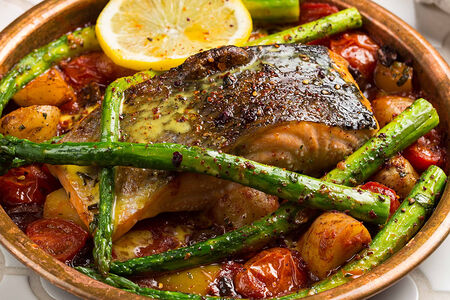 Лосось из печи