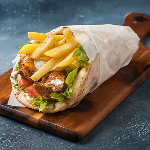 Пита Сувлаки из курицы