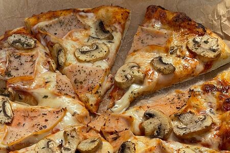 Пицца ветчина грибы