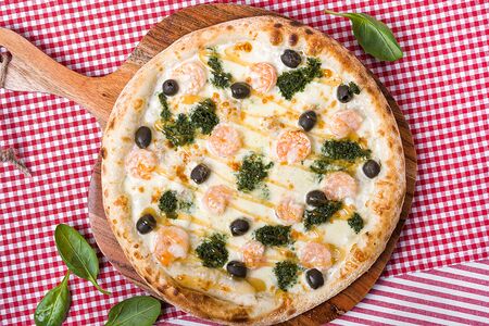 Пицца Сливочная Креветка