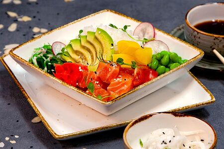 Поке с семгой