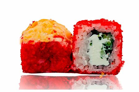 Запеченный сырный с крабом