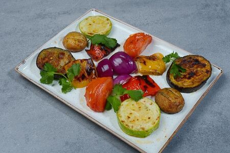 Овощи на мангале 