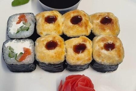 Запеченный с лососем