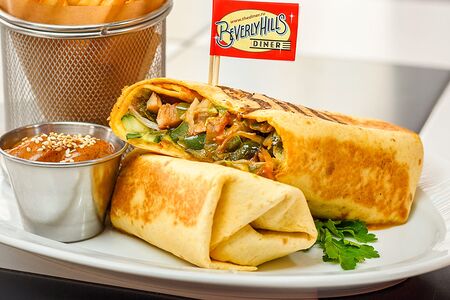 Ролл с курицей терияки