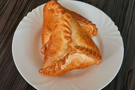 Треугольник сытный с картофелем и курицей