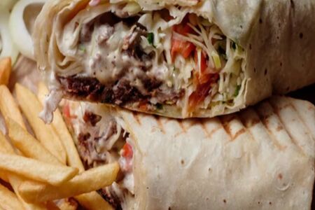 Армянская шаурма с шашлыком