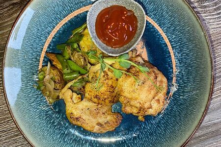 Куриное бедрышко на гриле