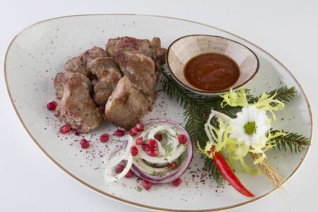 Шашлык из cвинoй шеи