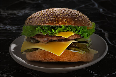 Стейк-бургер свиной