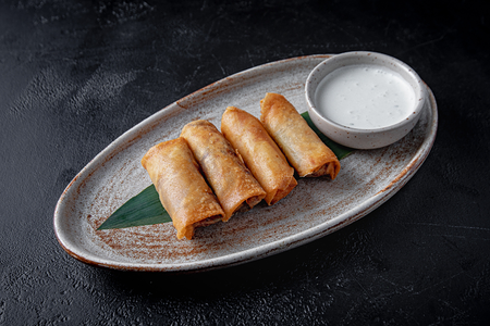 Спринг ролл с крабом и креветкой