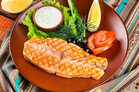 Стейк из форели