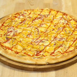 Пицца Бьянка с картофелем фри