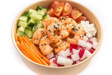 Поке с креветками