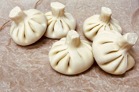 Хинкали с говядиной халяль замороженные