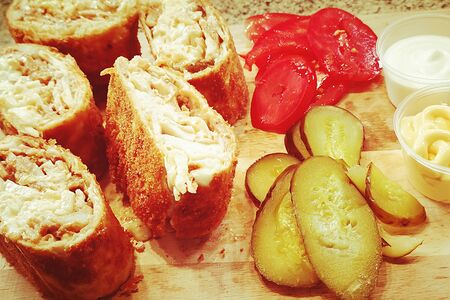 Шаурма Бание в обычном лаваше