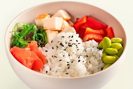 Поке с курицей