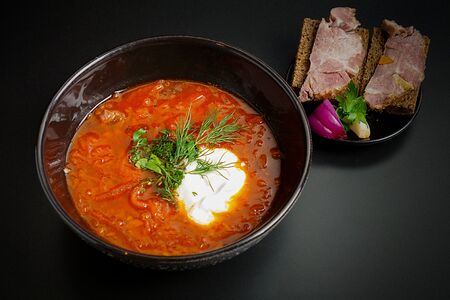 Борщ с говядиной