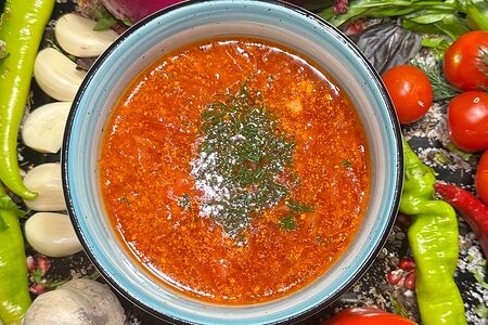 Борщ по-гурийски 