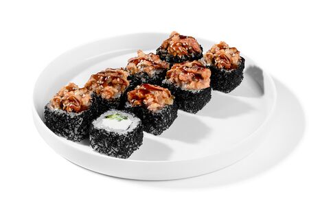 Запеченная калифорния с угрем