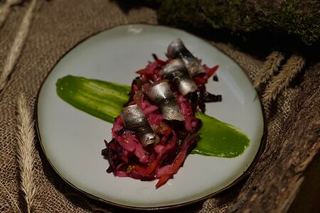 Винегрет с балтийской килькой