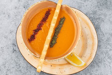 Крем-суп из чечевицы