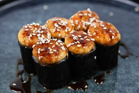 Запеченный ролл Кавай с шиитаке