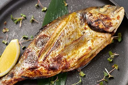 Дорадо на гриле