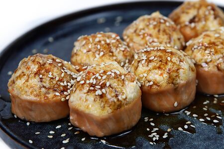 Запеченный ролл Филадельфия delux