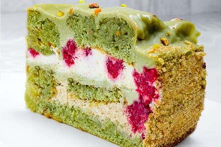 Торт Малина-фисташка