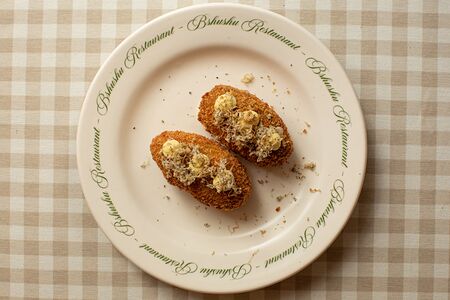 Картофельные крокеты с трюфелем и соусом айоли		