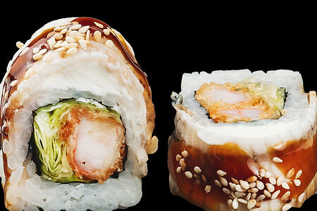 Дракон с креветкой