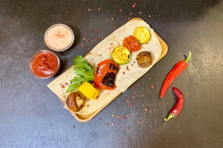 Шашлык из овощей микс