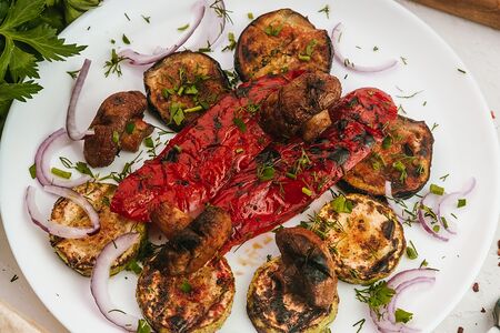 Овощи на мангале