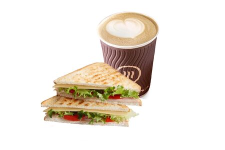 Комбо с тостом сыр-ветчина