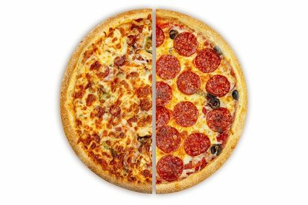 Пицца Мясной пир и Пепперони