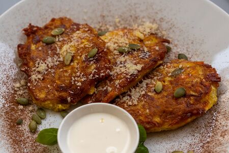 Оладьи из тыквы 