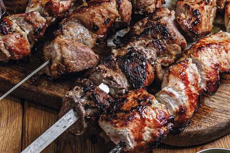 Шашлык из cвинoй вырезки