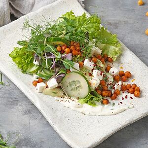 Աղցան վարունգով և ֆետայով