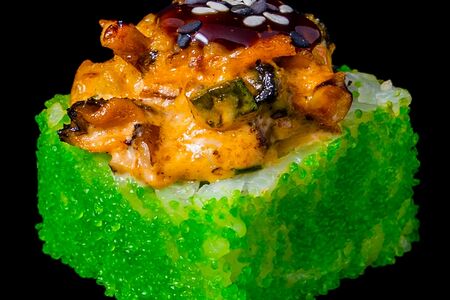 Запеченный с мидиями