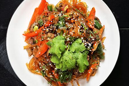 Лапша с говядиной