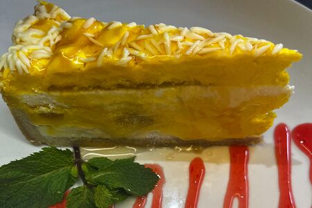 Чизкейк Манго-маракуйя